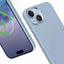 Crong Color Cover LUX Magnetic – „iPhone 15 Plus“ „MagSafe“ dėklas (mėlynas)