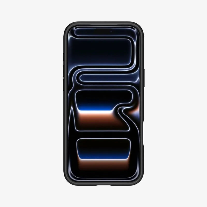 Spigen Ultra Hybrid Mag MagSafe – dėklas iPhone 17 Pro (Frost Black / Orange)