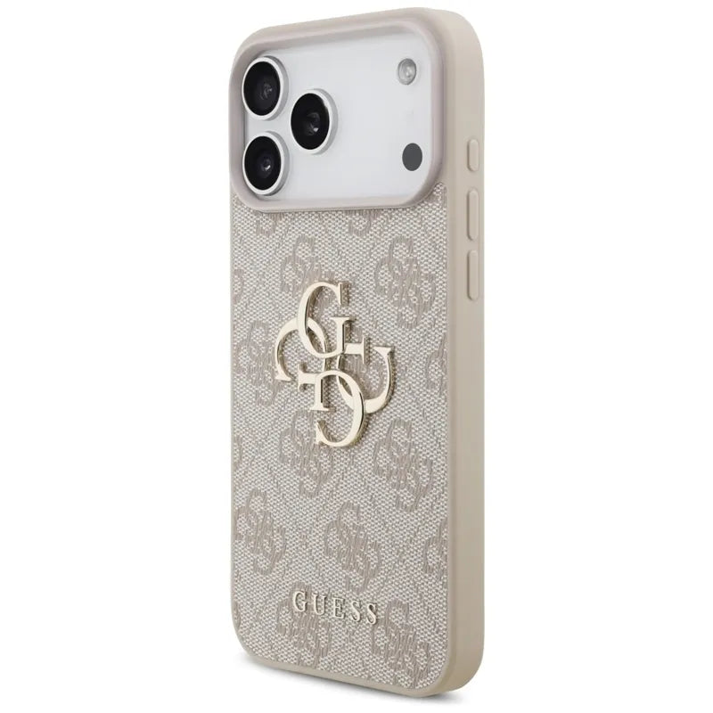Guess 4G Big Logo – dėklas iPhone 17 Pro Max (rožinis)