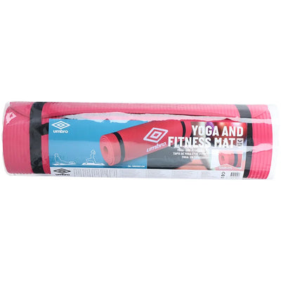 Umbro - Fitneso ir jogos kilimėlis su nešiojimo dirželiu 190x58 cm (raudonas)