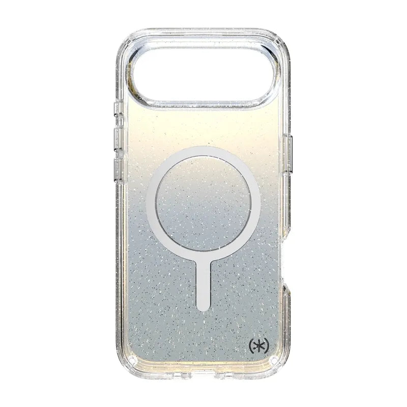 Speck Presidio Lux MagSafe - dėklas iPhone Air (Hyper Mirror Glitter / Silver Metallic)
