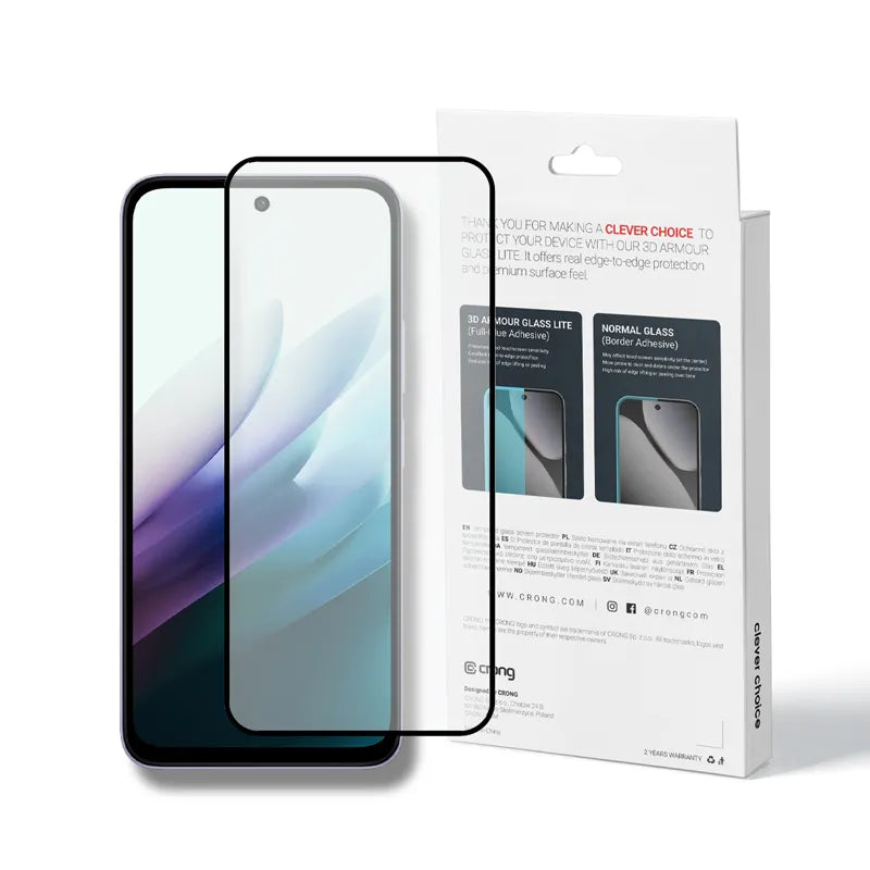 Crong 3D Armour Glass Lite – Viso ekrano grūdintas stiklas, skirtas Xiaomi Redmi 15 5G