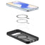 Spigen Ultra Hybrid Mag MagSafe – dėklas Google Pixel 10 Pro XL (Frost Black)