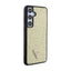 Guess Rhinestone Triangle – dėklas Samsung Galaxy S24+ (auksinis)