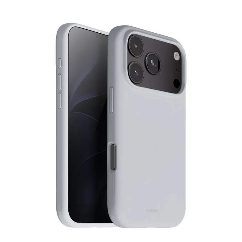 Crong Color Cover Magnetic – MagSafe dėklas, skirtas iPhone 18 Pro Max / 17 Pro Max (pilkas)