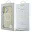 Guess Saffiano Peony Classic Logo MagSafe – dėklas iPhone 16 (auksinis)