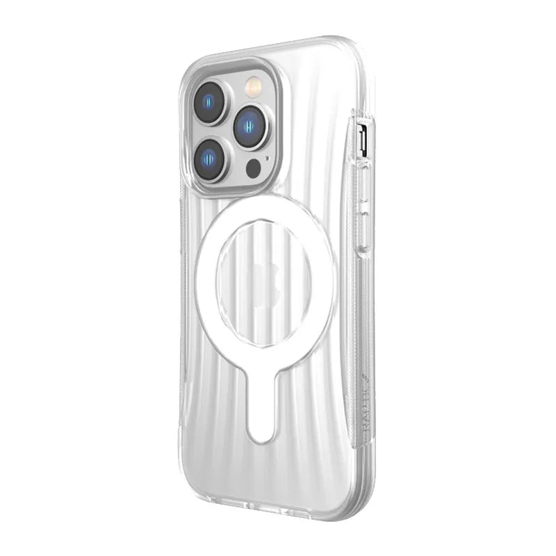 X-Doria Raptic Clutch MagSafe – biologiškai skaidus dėklas iPhone 14 Pro (išbandyta apsauga nuo kritimo iš 3 m) (skaidrus)