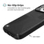 Speck Presidio2 Grip MagSafe – dėklas iPhone 17 Pro (juodas / skalūno pilka / baltas)