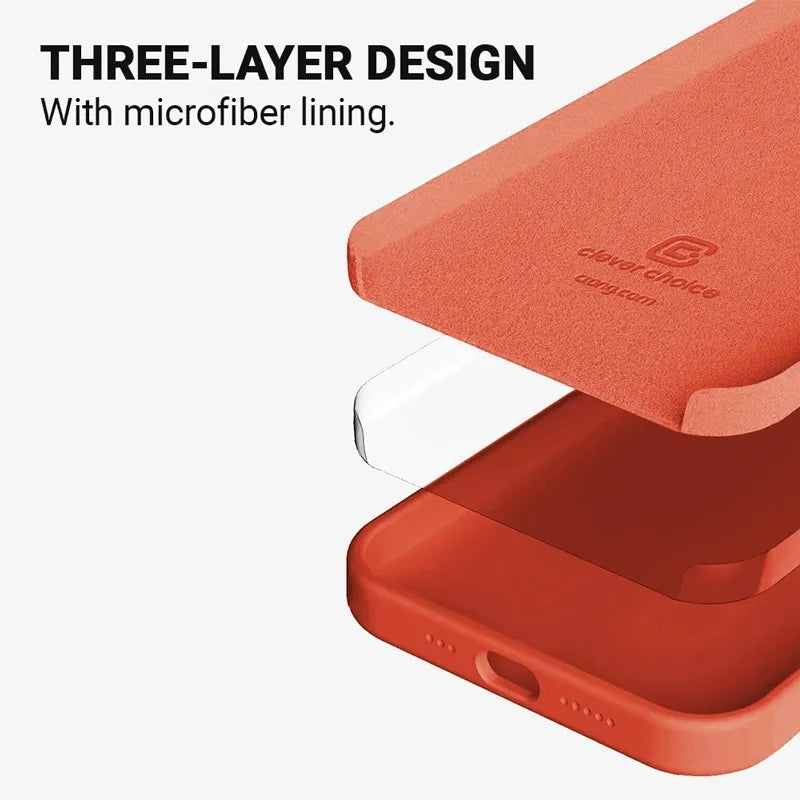 Crong Color Cover – iPhone 13 Pro dėklas (koralinis)