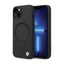BMW Signature Liquid Silicone MagSafe - dėklas, skirtas iPhone 14 (juodas)