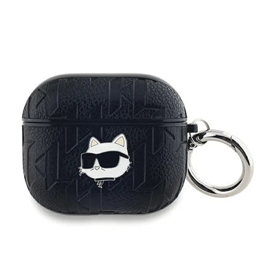Karl Lagerfeld Monogram Choupette Head – AirPods 3 dėklas (juodas)