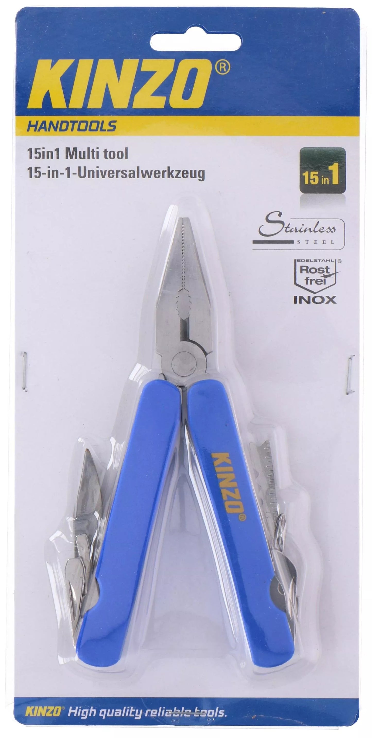 KINZO daugiafunkcis įrankis 15-in-1 15,4 × 8 × 1,5 cm 871125271845