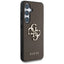 „Guess Grained Big 4G Logo Small Classic Logo“ – dėklas „Samsung Galaxy S25+“ (rudas)