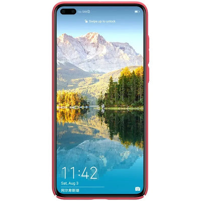 Nillkin Super Frosted Shield - Dėklas Huawei P40 telefonui (ryškiai raudonas)