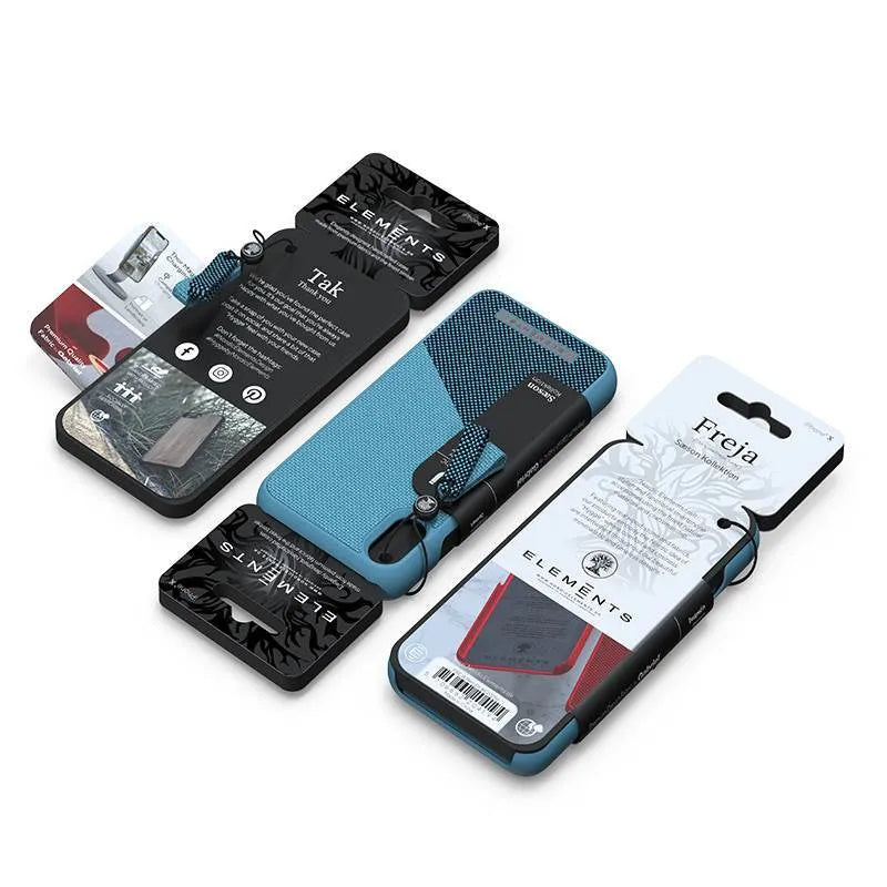 Nordic Elements Saeson Freja – Dėklas iPhone Xs Max (naftos spalva)