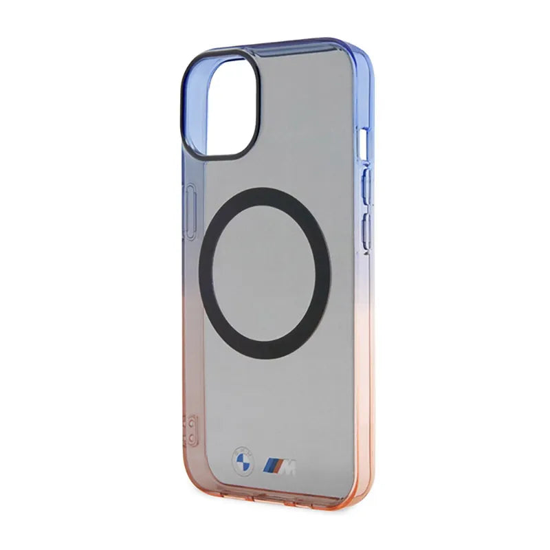 BMW Gradient Bumper MagSafe - Dėklas iPhone 14 Plus (pilkas)
