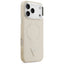 Guess Triangle Logo MagSafe dėklas iPhone 17 Pro Max (smėlio spalvos)