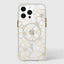 Case-Mate Floral Gems MagSafe – dėklas, skirtas iPhone 15 Pro Max (auksinis)