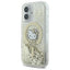Hello Kitty Liquid Glitter Fever MagSafe – Dėklas iPhone 16 (baltas/auksinis)