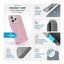 Speck Presidio2 Grip ClickLock & MagSafe – dėklas iPhone 16 Pro Max (Wednesday Pink / Boysenberry Purple / White)