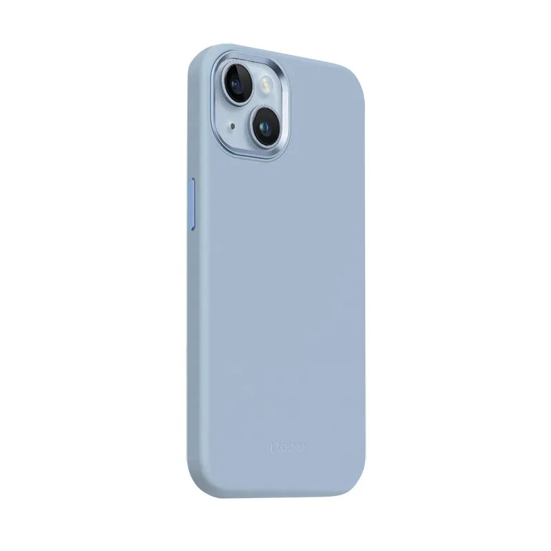 Crong Color Cover LUX Magnetic – „iPhone 15 Plus“ „MagSafe“ dėklas (mėlynas)