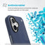 Speck Presidio2 Grip ClickLock & MagSafe – Dėklas iPhone 16 (Coastal Blue / Dust Gray / White)