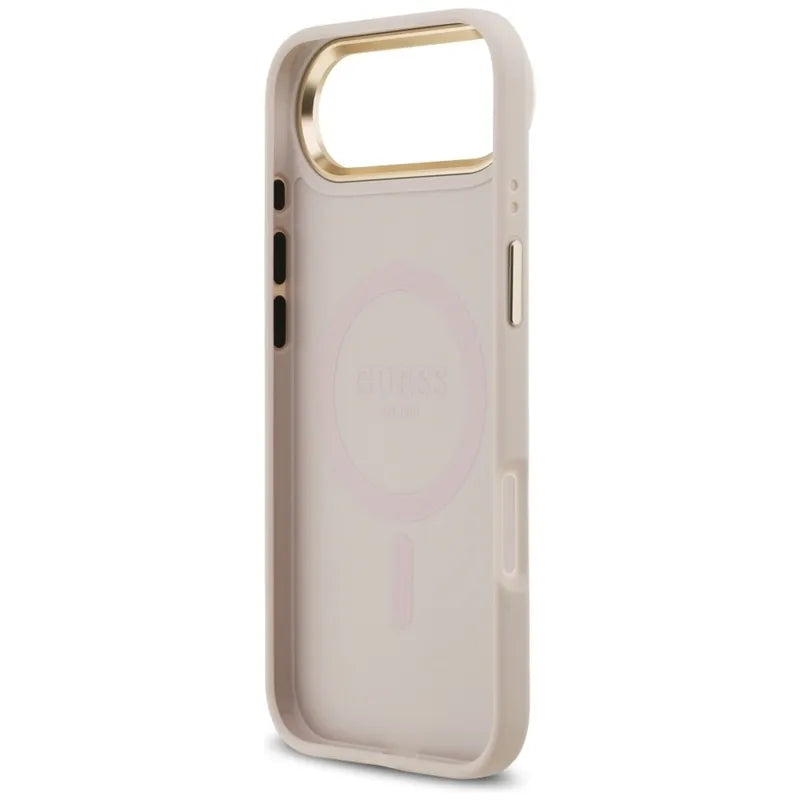 Guess 4G Strass Logo MagSafe – dėklas iPhone Air (rožinis)