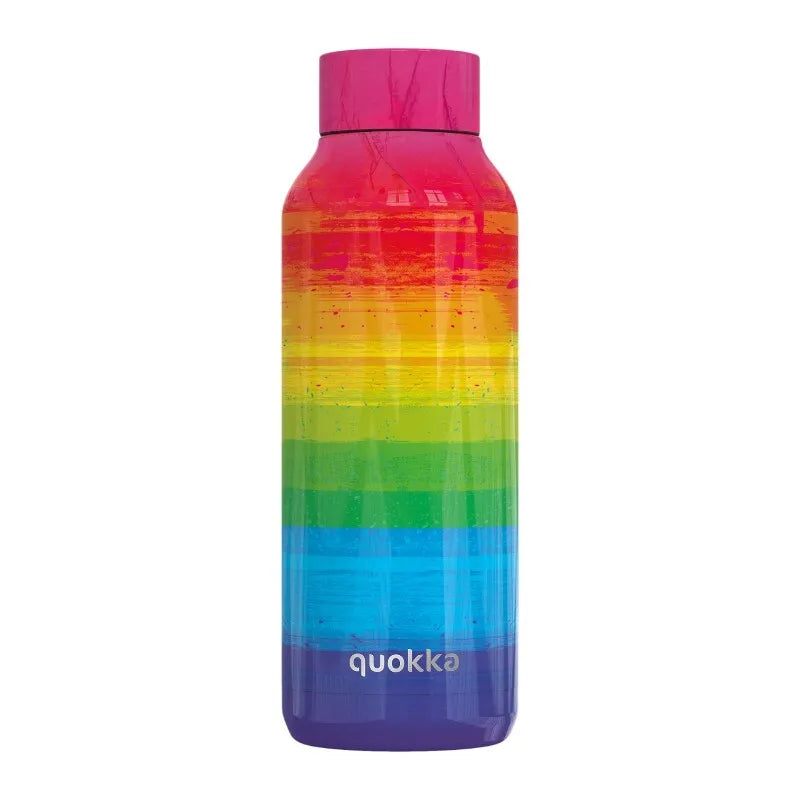 Quokka Solid – Nerūdijančio plieno termo gertuvė 510 ml (Vaivorykštės spalvų)