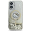 Hello Kitty Liquid Glitter Fever MagSafe – Dėklas iPhone 16 (baltas/auksinis)