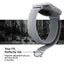 Spigen WBM4 – nerūdijančio plieno dirželis, skirtas Apple Watch 40/41/42 mm (sidabrinis)