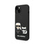 Karl Lagerfeld Liquid Silicone Karl & Choupette MagSafe – dėklas skirtas iPhone 14 Plus (juodas)