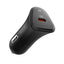 Spigen Essential EV301 – USB-C PD 3.0 PPS 30 W automobilinis įkroviklis (juodas)