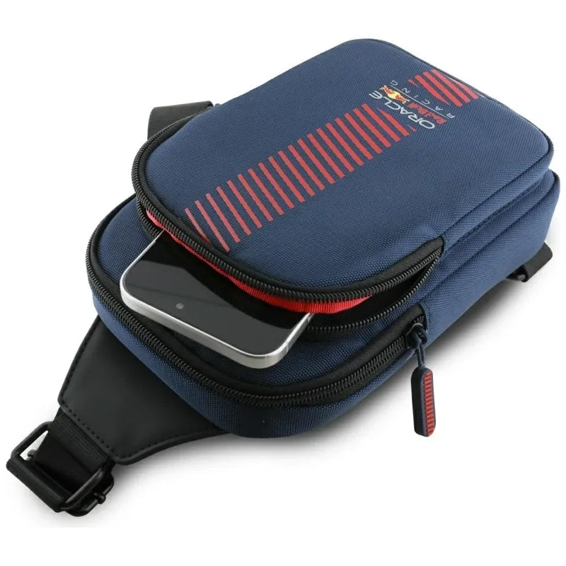 Red Bull Powerbar Crossbody Nylon – krepšys telefonui per petį (tamsiai mėlynas)