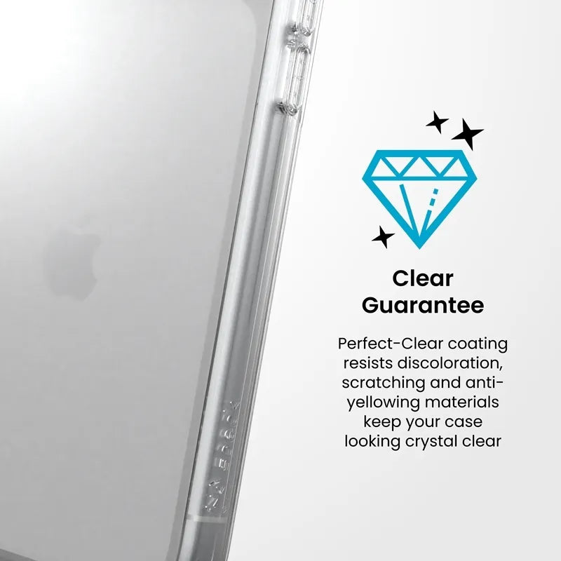 Speck Presidio Perfect Clear dėklas, skirtas iPhone 18 Pro Max / 17 Pro Max (skaidrus)