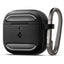 Spigen Rugged Armor - Dėklas, skirtas Apple AirPods 4 (matinis juodas)