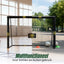 Umbro – metaliniai futbolo vartai su tinklu 180x120x60 cm