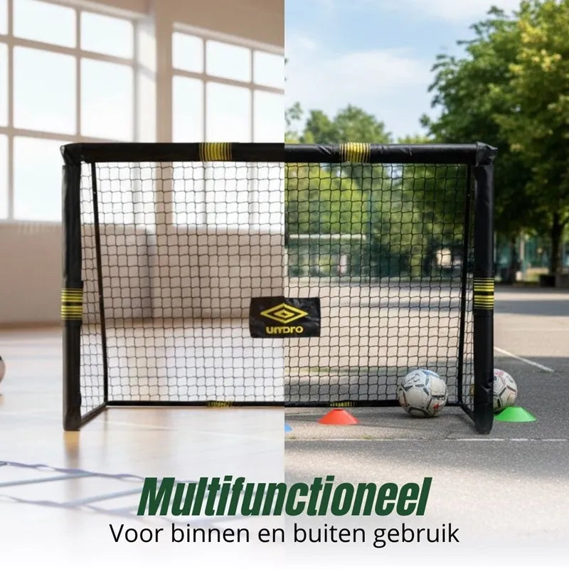 Umbro – metaliniai futbolo vartai su tinklu 180x120x60 cm