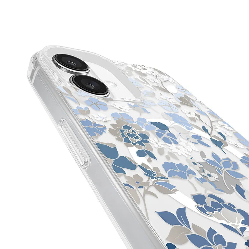 Kate Spade New York Protective Gems MagSafe – dėklas iPhone 16 Plus (Flowerbed Blue)