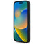 Guess Grained Big 4G Logo Small Classic Logo – dėklas iPhone 16 (juodas)