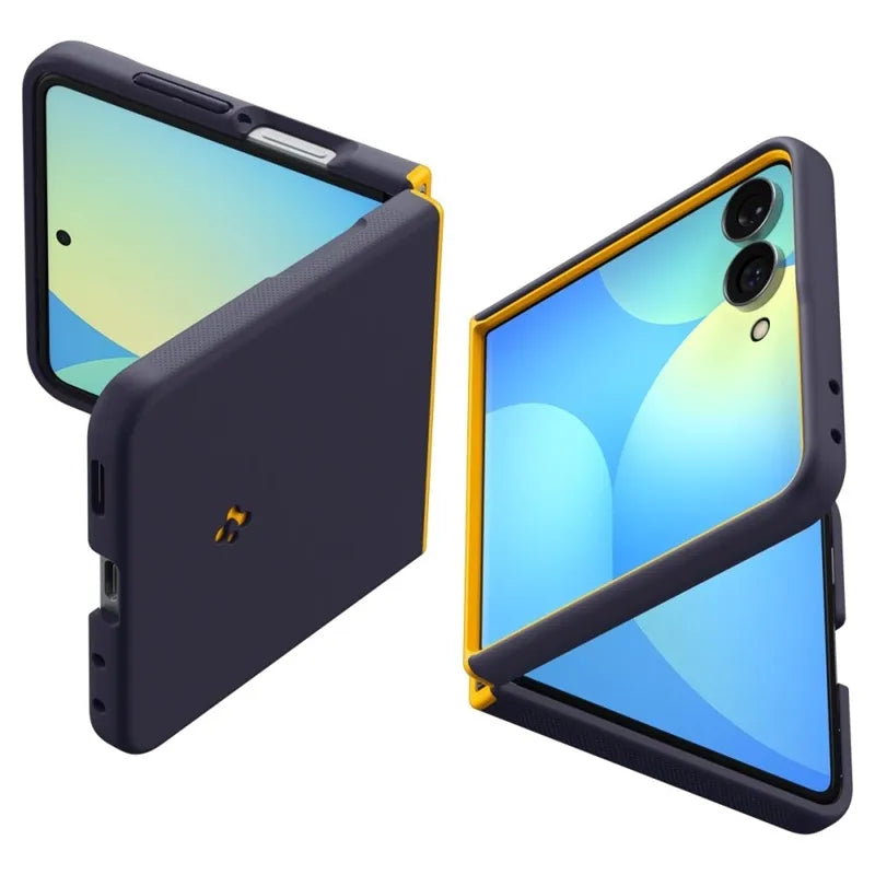 Spigen Nano Pop Mag MagSafe dėklas, skirtas Samsung Galaxy Z Flip 8 (tamsiai mėlyna)