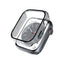 Crong Hybrid Watch Case – dėklas su stiklu, skirtas Apple Watch 45mm (skaidrus)
