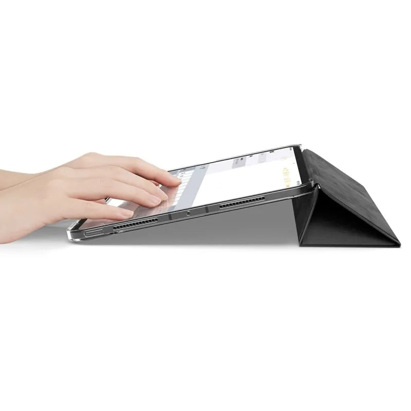 Spigen Liquid Air Folio – dėklas iPad Pro 11" (M5, 2025 / M4, 2024) (juodas)