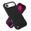 Speck Presidio2 Grip ClickLock ir MagSafe – iPhone Air dėklas (juodas / skalūno pilka / baltas)