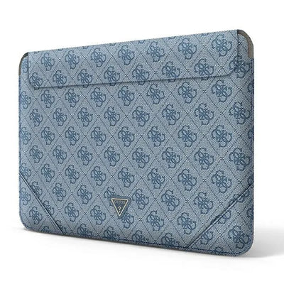 Guess 4G Uptown Triangle Logo dėklas – nešiojamojo kompiuterio krepšys 13" / 14" (mėlynas)