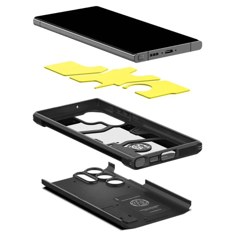 Spigen Tough Armor – dėklas Samsung Galaxy S23 Ultra (juodas)