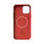 Crong Essential Cover Magnetic – „iPhone 12 Pro Max“ „MagSafe“ odinis dėklas (raudonas)