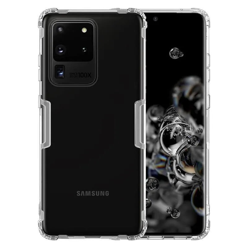 Nillkin Nature TPU dėklas – dėklas Samsung Galaxy S20 Ultra telefonui (baltas)