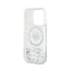 Karl Lagerfeld Liquid Glitter Choupette Head MagSafe – dėklas iPhone 14 Pro Max (skaidrus)