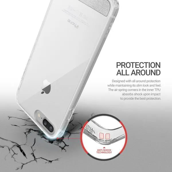 „Obliq Naked Shield“ – dėklas „iPhone 7 Plus“ (skaidrus)