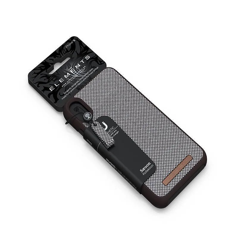 Nordic Elements Saeson Idun – dėklas iPhone Xs Max (tamsiai rudas)